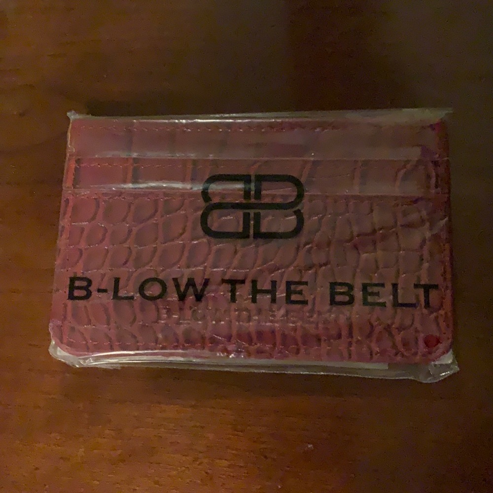 B-Low The Belt Croc Card Case • New
